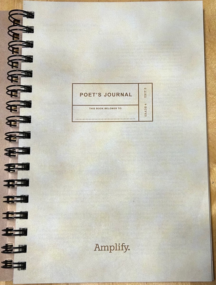 Amplify Core Knowledge Language Arts – Poet’s Journal – Grade 4 Unit 3 (NEW)