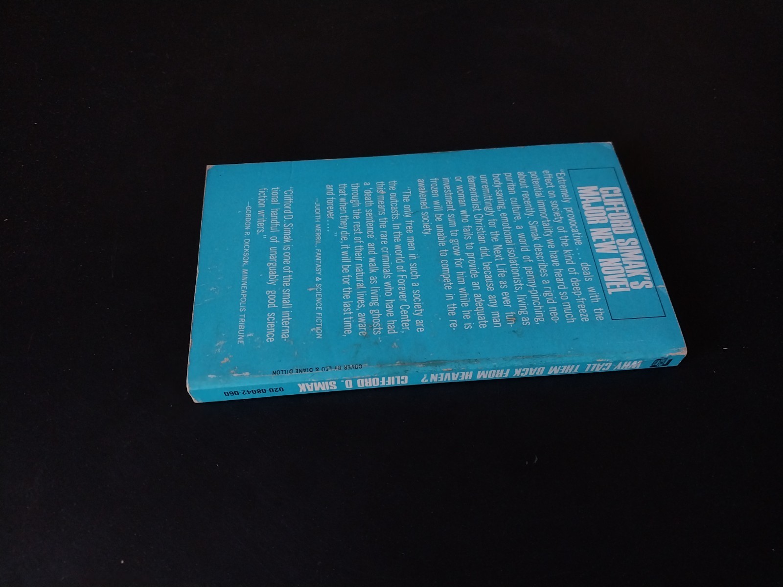 Clifford D. Simak – Why Call Them Back From Heaven? – Ace First Printing 1968