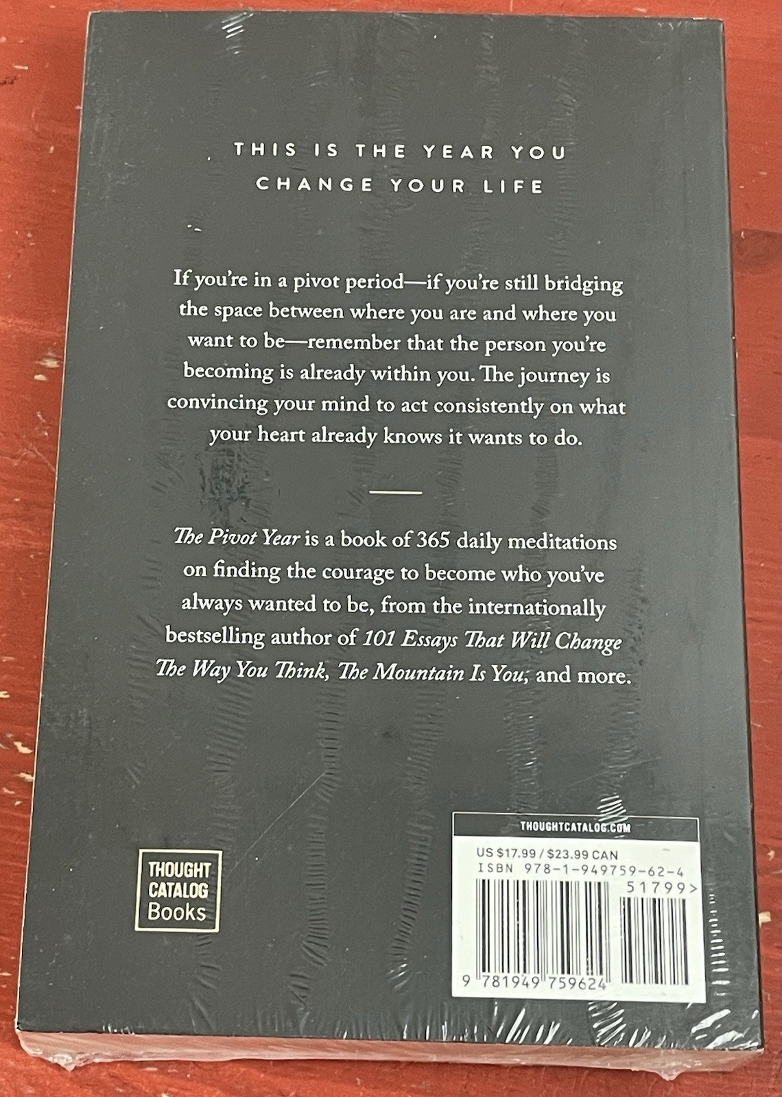 The Pivot Year by Brianna Wiest Paperback NEW Sealed Thought Catalog Books