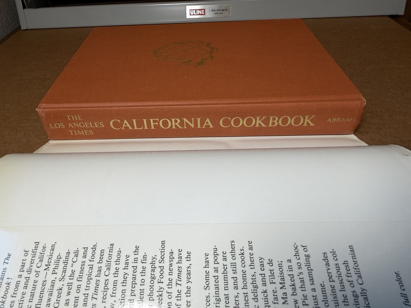 Los Angeles Times California Cookbook HC 650 Recipes Harry N Abrams 1981