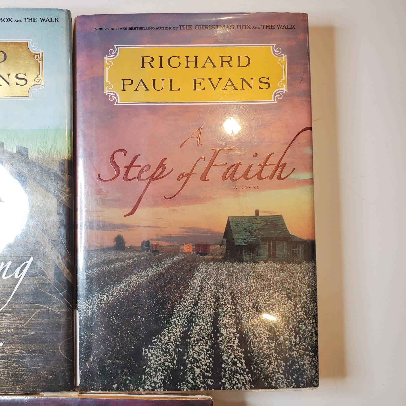 3 THE WALK Series Book Lot Richard Paul Evans HC DJ Walking On Water Step Faith