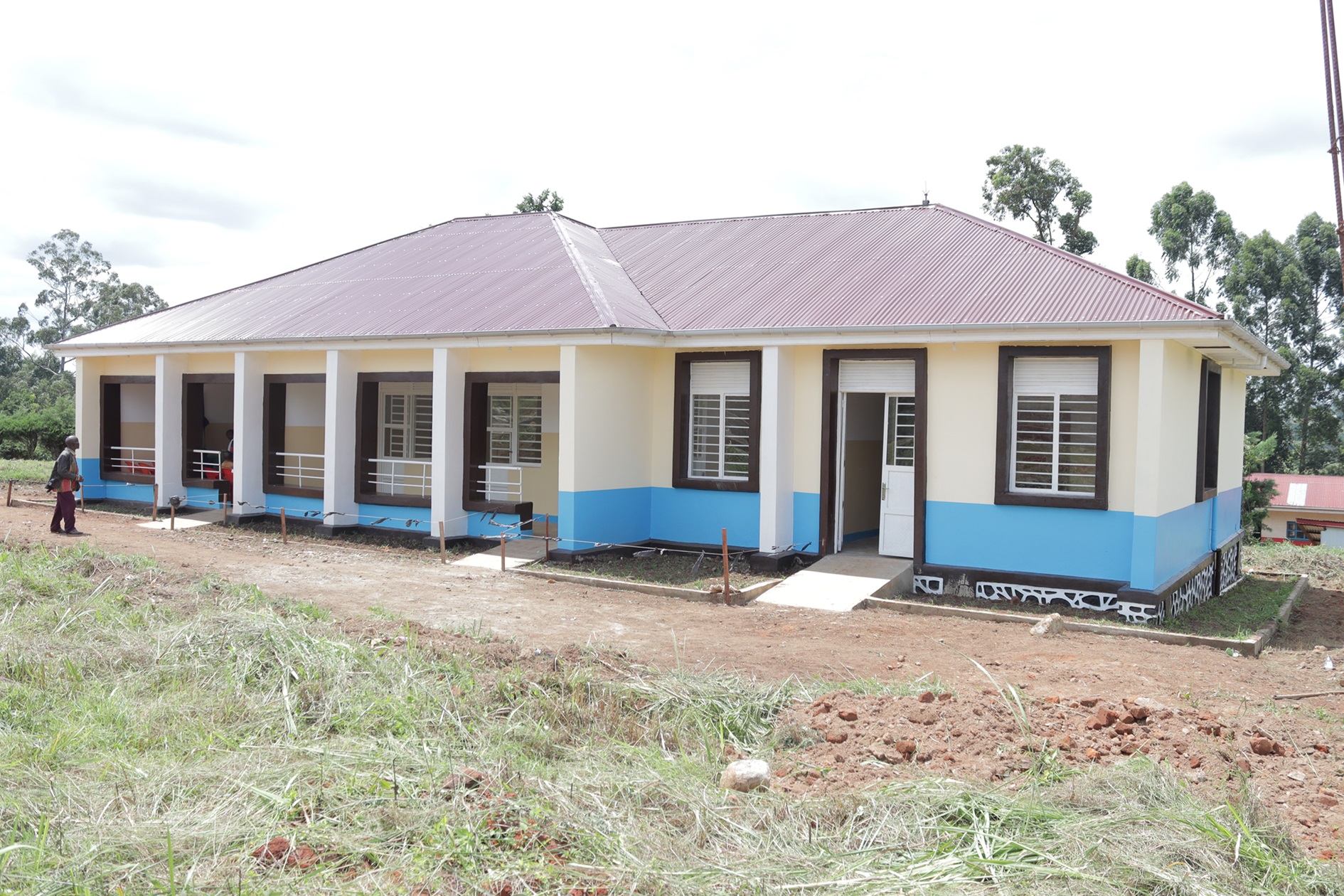 Nouveau bâtiment de la maternité à Pimbo